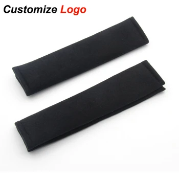 

Car Styling Accessories Seat Belt Shoulders Pad Truck Cushion Cover for VW Volkswagen Fiat Toyota Lada Peugeot Buick with Logo
