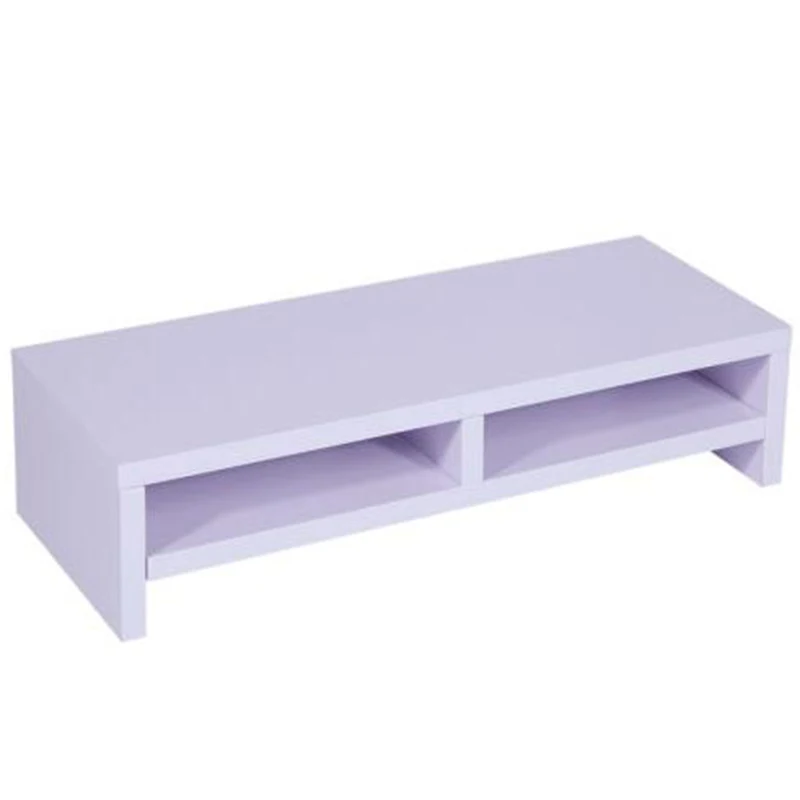 Desktop Monitor Stand TV Laptop Rack Computer Screen Riser Shelf Desk Purplish Monitor Riser Computer Monitor Riser Accessories