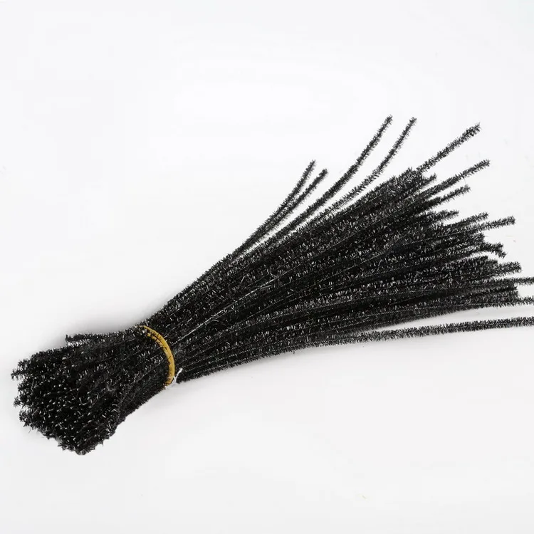 100pcs Sparkling Chenille Pipe Cleaners