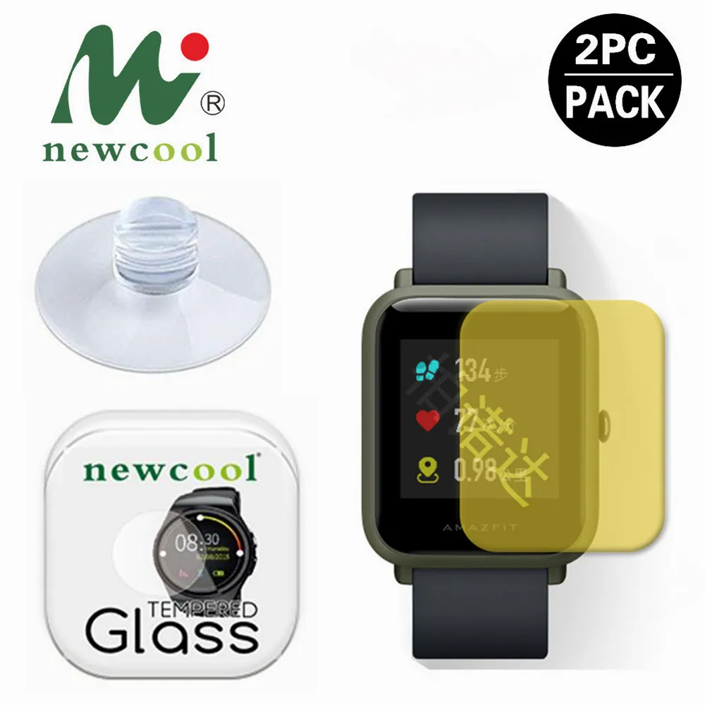 

2pcs Nano Full Cover Screen Protector For Xiaomi Huami Amazfit Bip BIT PACE Lite Smart Watch Protective Film Foil (Not Glass)