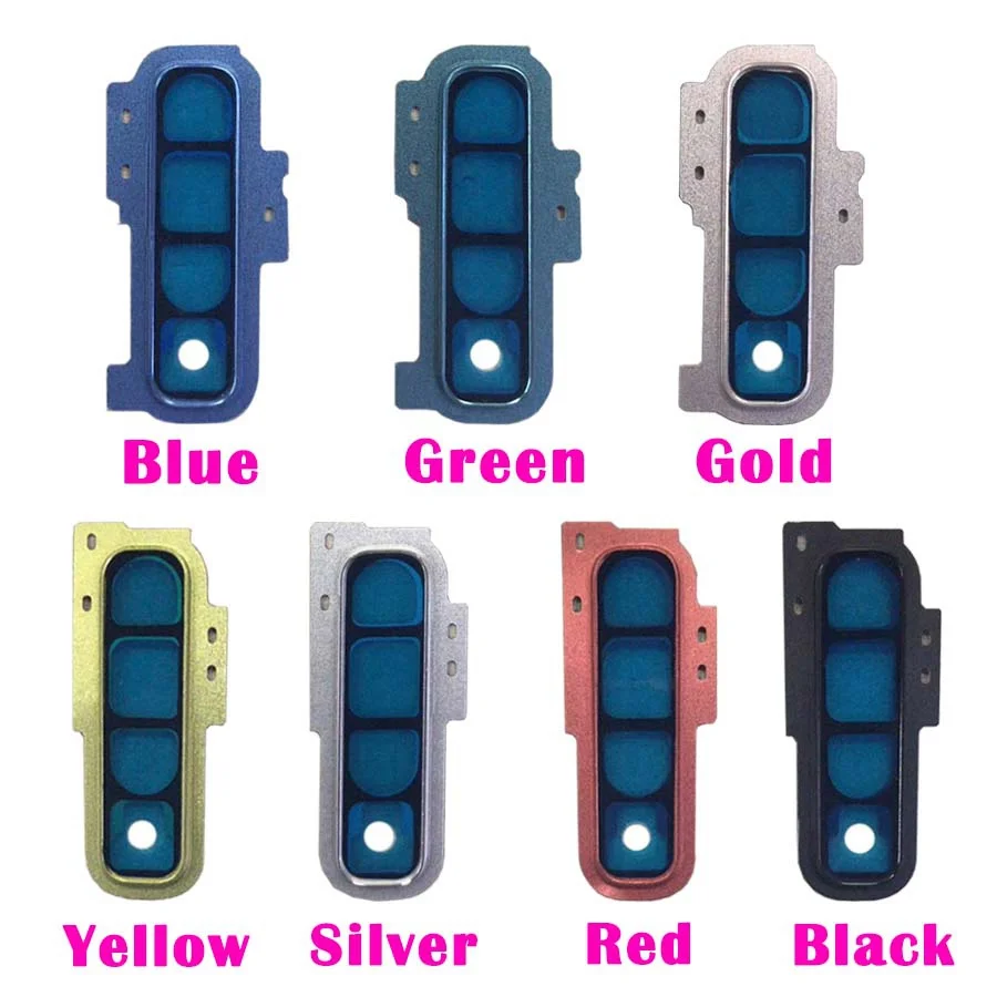 For Samsung Galaxy S10 Plus Rear Camera Glass Lens Cover With Frame Holder with Sticker Replacement 2