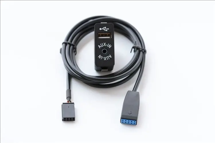Автомобильный Бизнес CD-разъём подачи внешнего сигнала Aux-in переключатель USB адаптер аудио кабель для BMW E46 10Pin разъем