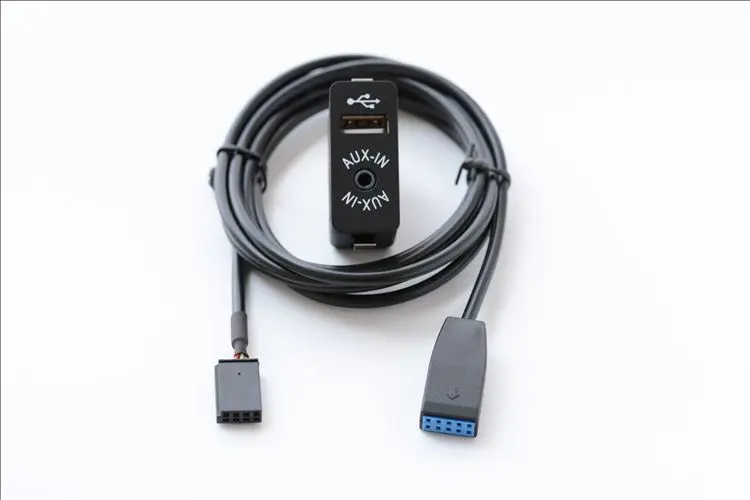 Автомобильный бизнес CD Changer Aux in USB переключатель адаптер аудио кабель для BMW E46 10Pin