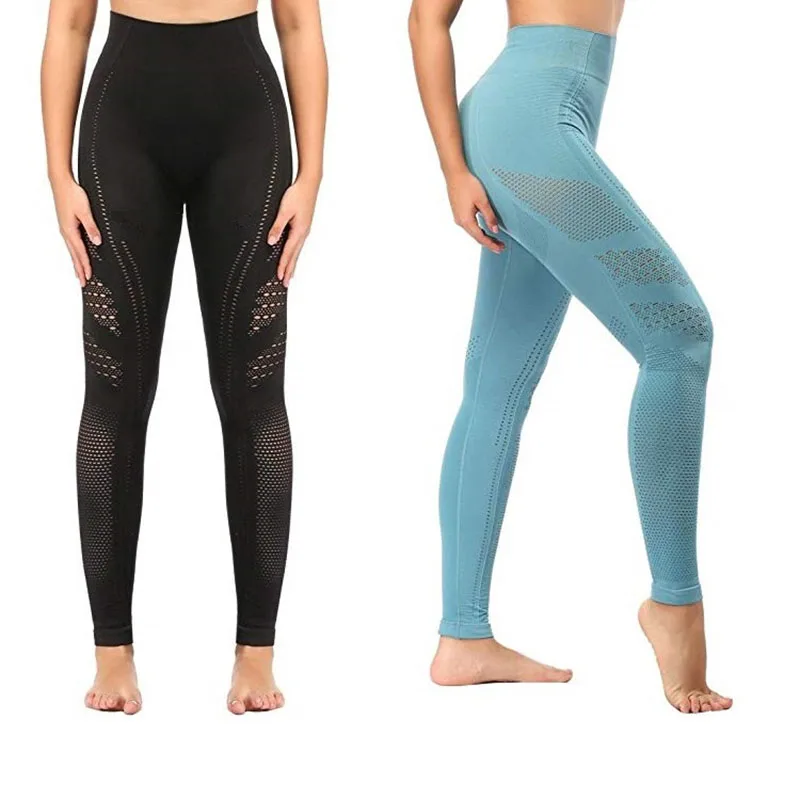 

FDBRO Women Yoga Seamless Pants Slim Fit Hip High Elastic Tights Yoga Training Pants Leggings Sport Fitness Gym Pants