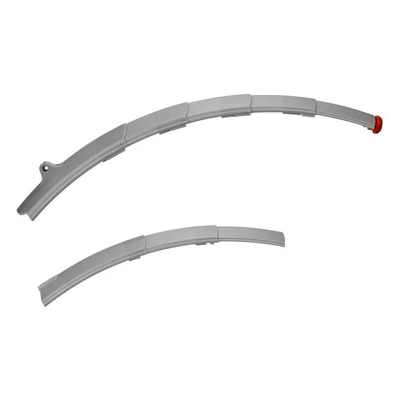 Mountain Bike Fenders Set Retractable Front Rear Mudguards With Tail Light soft plastic shield rain and mud dirt off #2A25 (19)