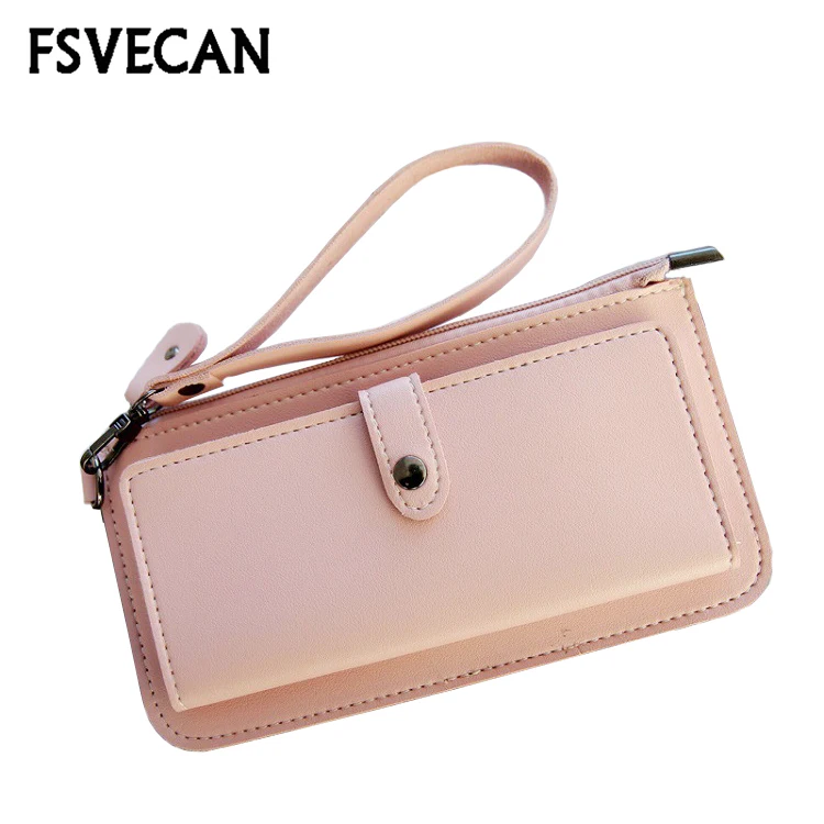 

Women Long Wallets Fashion Leather Wallet Female Purse Women Clutch Wallets Money Bag Ladies Card Holder Zipper portfel damski