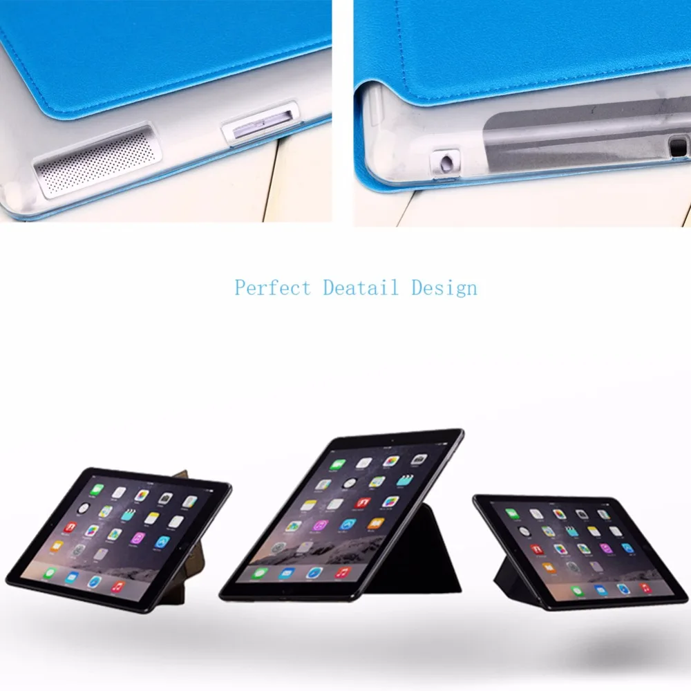 Чехол для Apple iPad 9 7 2018 и 2017/Pro 7/iPad Air 2/iPad умный Многофункциональный складной чехол