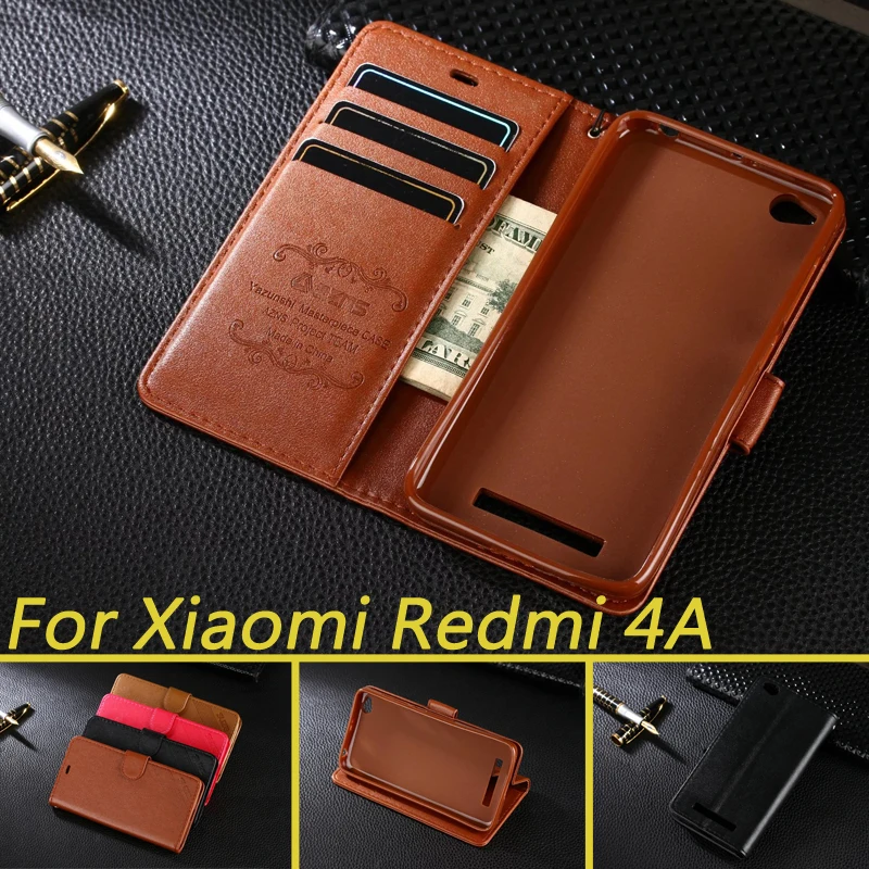 Case For Xiaomi Redmi 4A 4X 4 4 Pro Wallet PU Leather Case Stand Flip Card Hold Phone Book Cover Bags For Xiaomi Mi 8 Lite Mi 9
