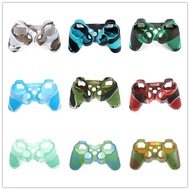 Best Offers JIELI Anti-Slip Camouflage Color Silicone Cover Skin Case For Sony PlayStation Duashock 3 PS3 Controller