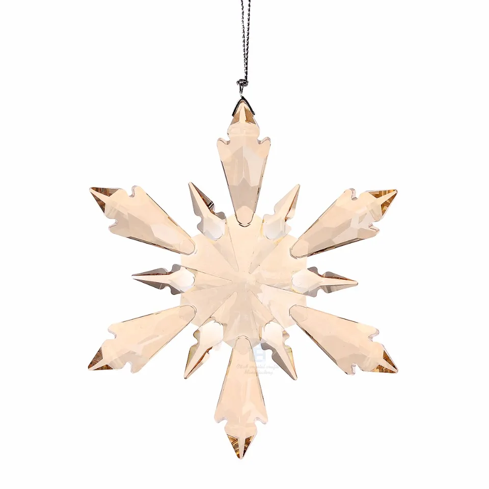 Top Grade 3 9inch Crystal Large Snowflake Hanging Glass Pendants