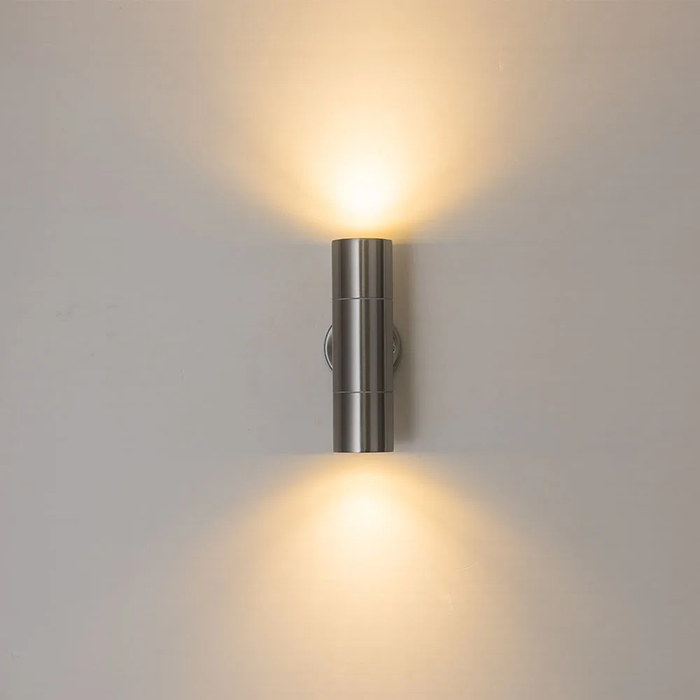 Stainless steel Led Wall Light Outdoor Led Wall Lamp up and down Porch Lights led 10W Bracket Lamp (Two Side 5W)