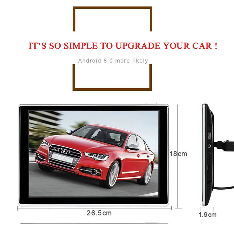Clearance Android 6.0 Car PC Headrest LCD Monitor Head Rest Backseat Entertainment 4K HD 1080P Seat Back Display For Volvo XC90 TV Screen 6
