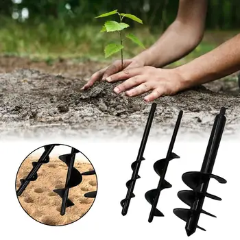 

Ground Drill Bit Spiral Pole Garden Planting Loose Soil Drill Bits #40