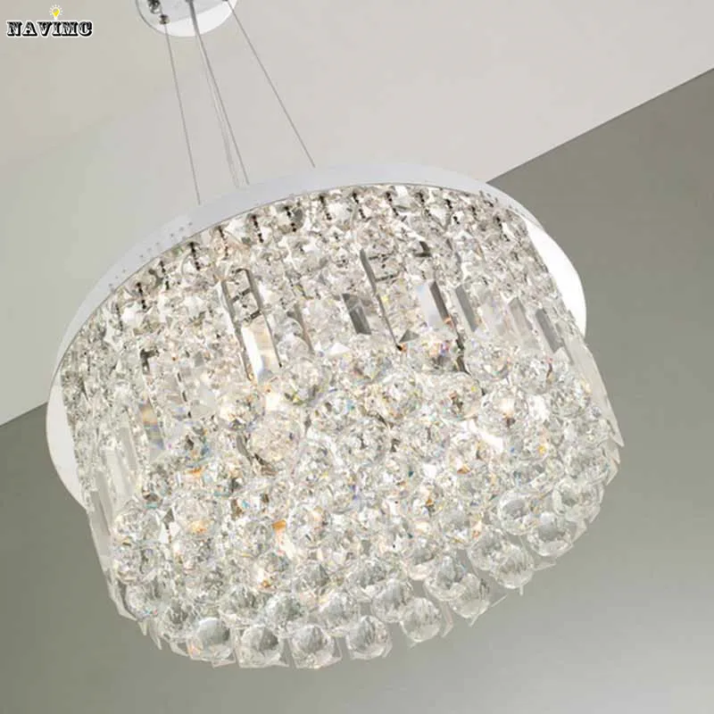 

Free shipping brief modern restaurant led crystal lamp pendant lighting
