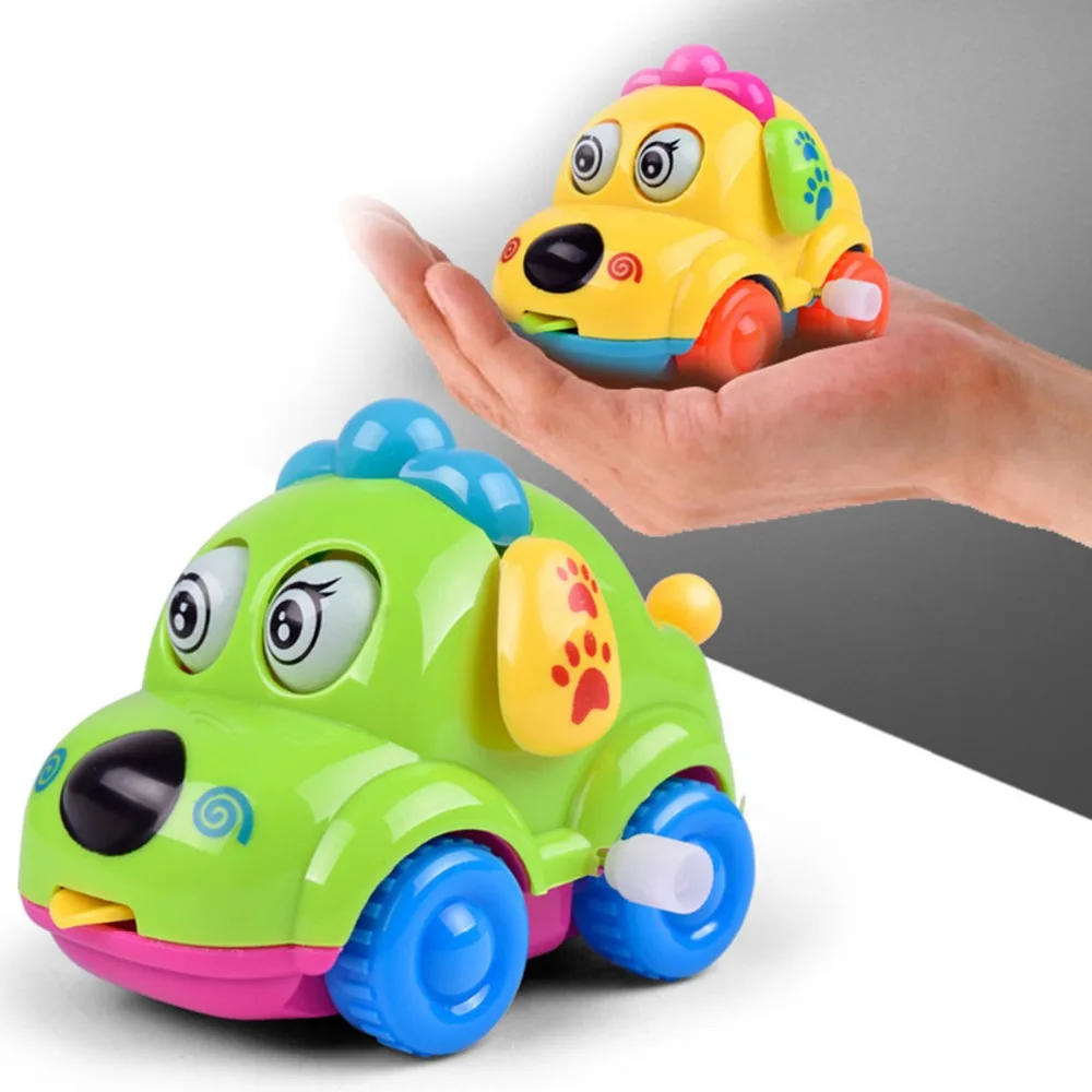 

Wind Up Toys Crawling Kids Mini Jumping Pull Back Gift Cartoon Animal Dog Running Car Clockwork Classic Cute Baby Toys Infant