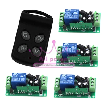 

DC 12V 10A 1CH Cheap Price Wireless Remote Control Relay Switch, Original Remote Control Power Light Switch for Smart Home