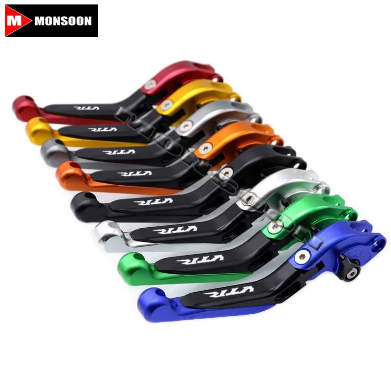 

LOGO VTR For HONDA VTR 1000F VTR1000F / FIRESTORM 1998-2005 Motorcycle Accessories Folding Extendable Brake Clutch Levers