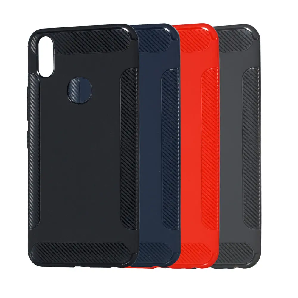 Matte Phone Cases For BBK Vivo V9 Dual SIM Slim Carbon TPU Covers Case