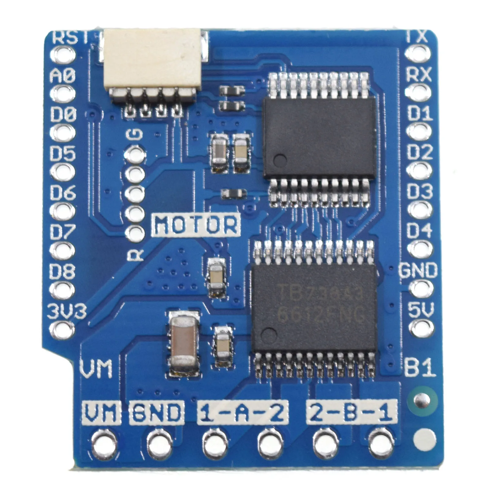 Двигатель щит v2.0.0 для LOLIN (WEMOS) D1 mini I2C двойной драйвер двигателя TB6612FNG (1A)|shield