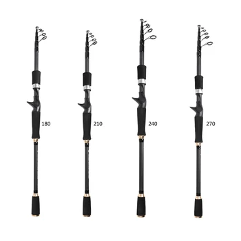 

Newly Telescopic Lure Fishing Rod Spinning Casting Type Anti-scratch Paint Carbon Fishing Tools 19ing