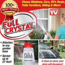 Полное окно кристаллическое очиститель открытый стеклянный спрей-очиститель более полная щетка многофункциональная система очистки для автомобилей дома сад окно