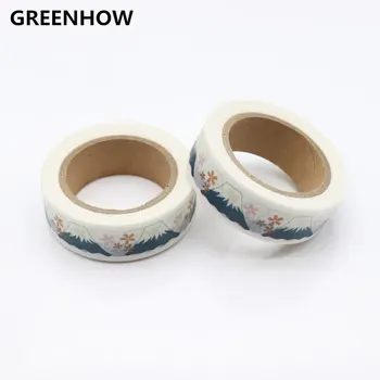 

GREENHOW Pattern Japanese Washi Decorative Adhesive DIY Masking Paper Tape 8075