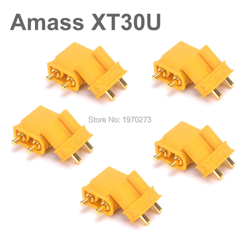10pcs Amass XT30U Male Female Bullet Connector Plug the Upgrade XT30