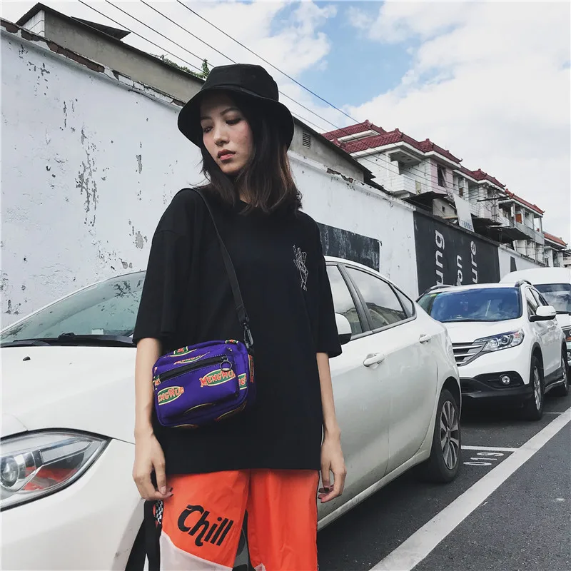Menghuo Casual Letter Women Shoulder Bags Waterproof Nylon Female Handbags Girls Messenger Bags Small Crossbody Women Mini BagsIMG_6540