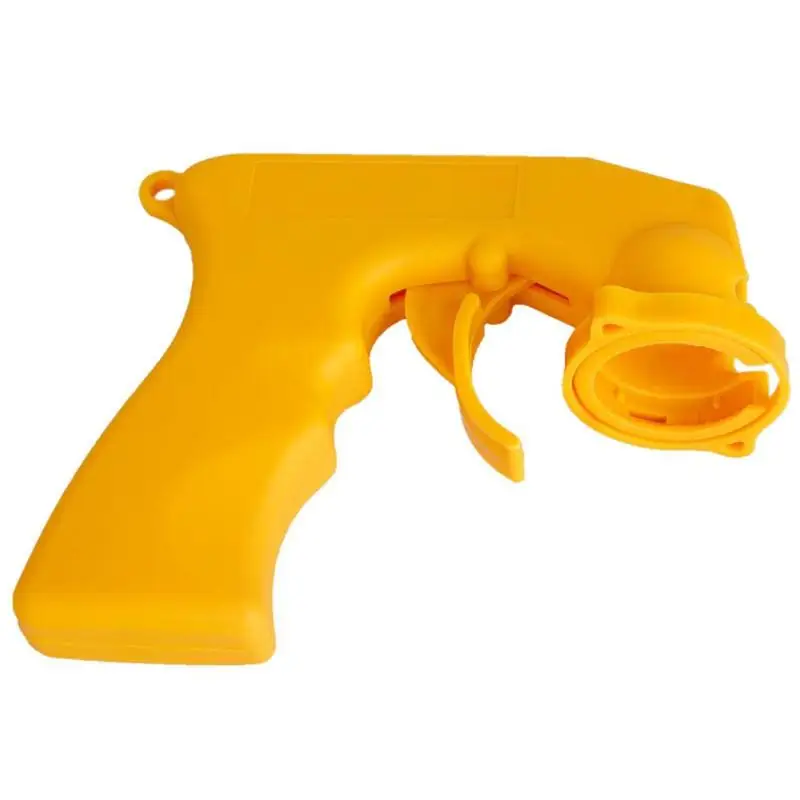 Спрей адаптер для ухода за краской аэрозоль пистолет ручка с полным захватом Блокировка курка воротник уход за автомобилем - Цвет: Yellow