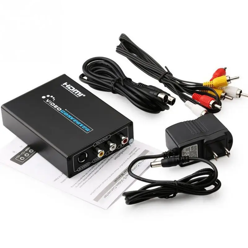HD 1080P for HDMI To AV/RCA CVBS Adapter Mini for HDMI2AV Composite Video Converter Box For TVs