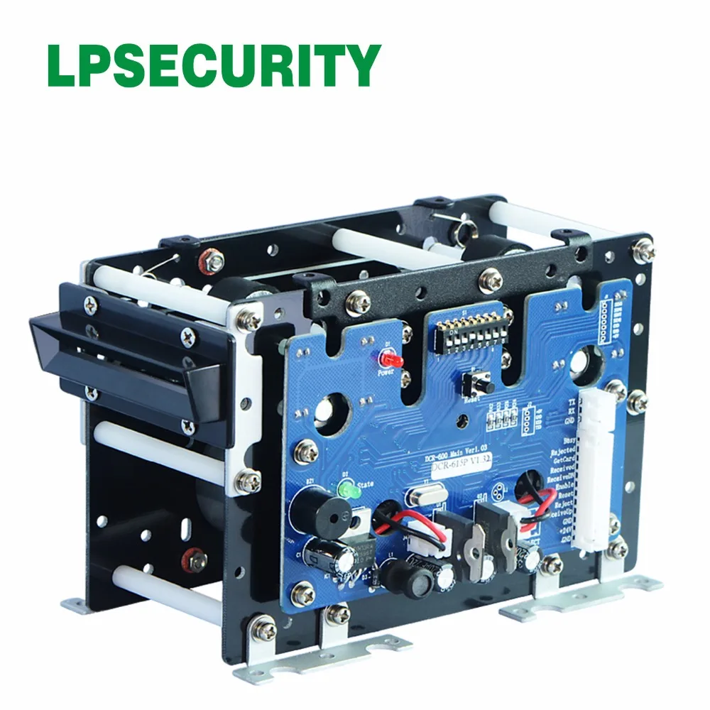 24VDC Dual motors Automati card recviving device /TTL electrical Card Collector for Automatic ticket management system