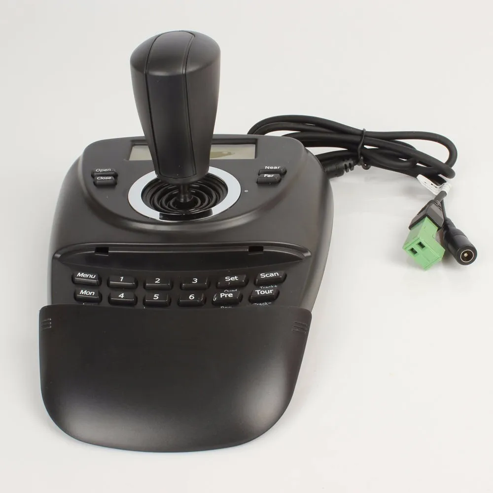 3D PTZ KEYBOARD CONTROLLER JOYSTICK WITH RS 485 CONNECTIONS & WITH LCD SCREEN