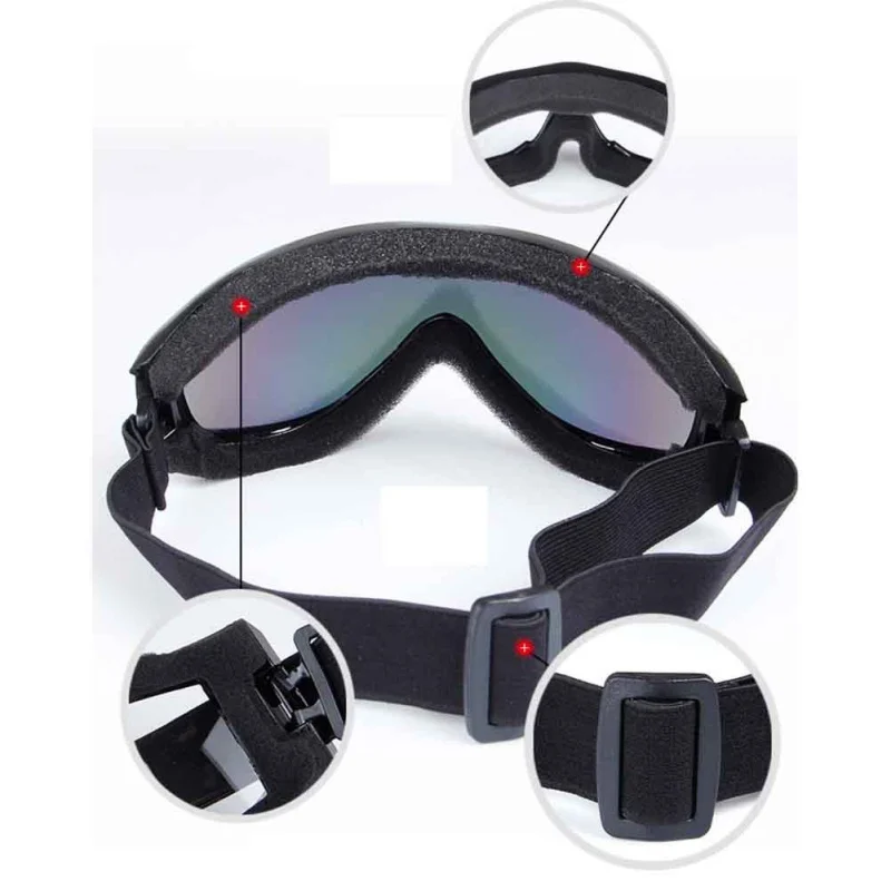 Pro Unisex Ski Snowboard Goggles Single Layer Spherical Surface UV400 Anti-fog Windproof Men Women Winter Sport skiing Glasses