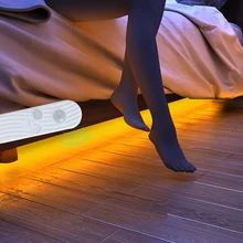 EeeToo LED Motion Sensor Luminaria Waterproof Battery Powered 5V USB Led Strip Bedside Lamp Night Lights Closet Cabinet Lighting