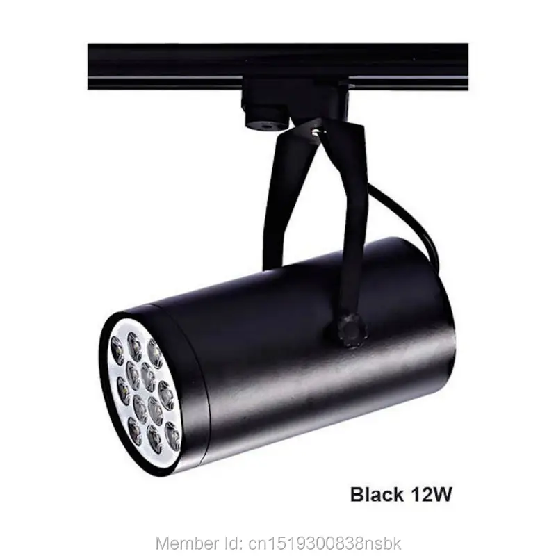 Anos de Garantia Conduziu a Luz Epistar Chip 3 12 Pista Local Dimmable Lâmpada Holofotes Ferroviário 100-110lm - w 2 Luzes e Iluminação