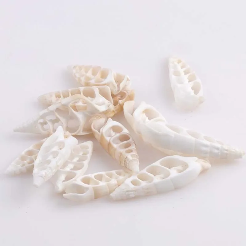 

20pcs/Bag 42-55mm Sea Shells for Jewelry Making Craft Decoration Big Size Half Shape Spiral Shell GPD8579