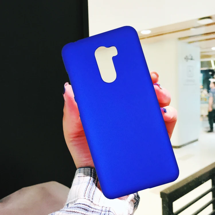 Чехол для Xiaomi Pocophone F1 чехол матовый ПК Жесткий пластиковый корпус задняя крышка