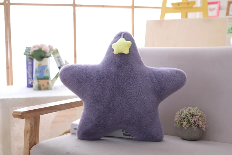 Sky Series Plush Toy Stuffed Soft Cartoon Moon Star Crown Heart-Shaped Plush Pillow Cute Sofa Cushion For Kids Birthday Gift