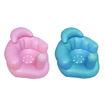 

Kids Multifunctional Inflatable Sofa Chair Chair BB Dining Pushchair Infant Portable Bath Stool for Children Boy Girls
