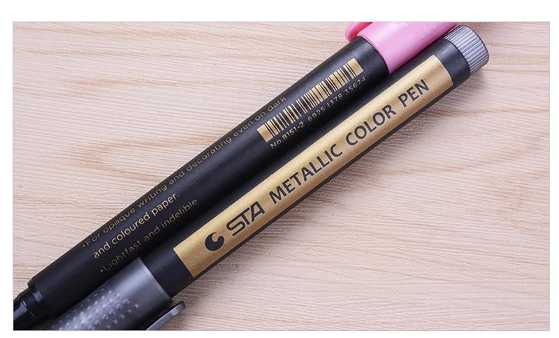 EZONE 1 шт маркер конфетный цвет изюминка ручка для граффити рисунок цветные металлические перманентные маркер-краски канцелярские принадлежности для студентов