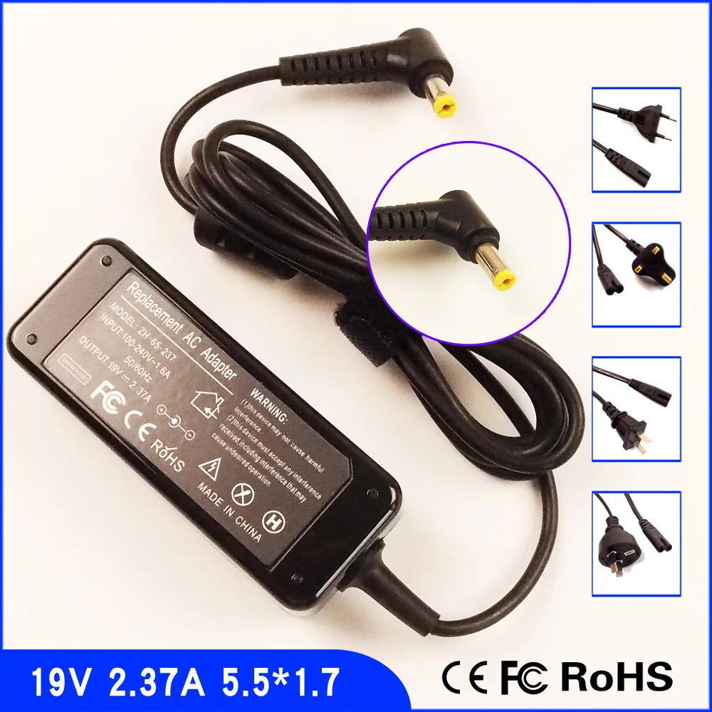 AJEYO 19V 2.37A Laptop Ac Adapter Charger For Acer Chromebook C710 AC710 C710-2833 C710-2856 C710-2055 C710-2847 AJEYO 19V 2.37A Laptop Ac Adapter Charger For Acer Chromebook C710 AC710 C710-2833 C710-2856 C710-2055 C710-2847
