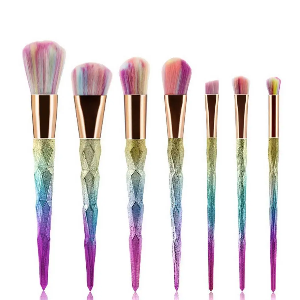 7PCS/Set Makeup Brushes Foundation Eyeshadow Powder All Skin Types Brush Tools Set/Kit of (PCS) 2cm/0.8inch | Красота и здоровье