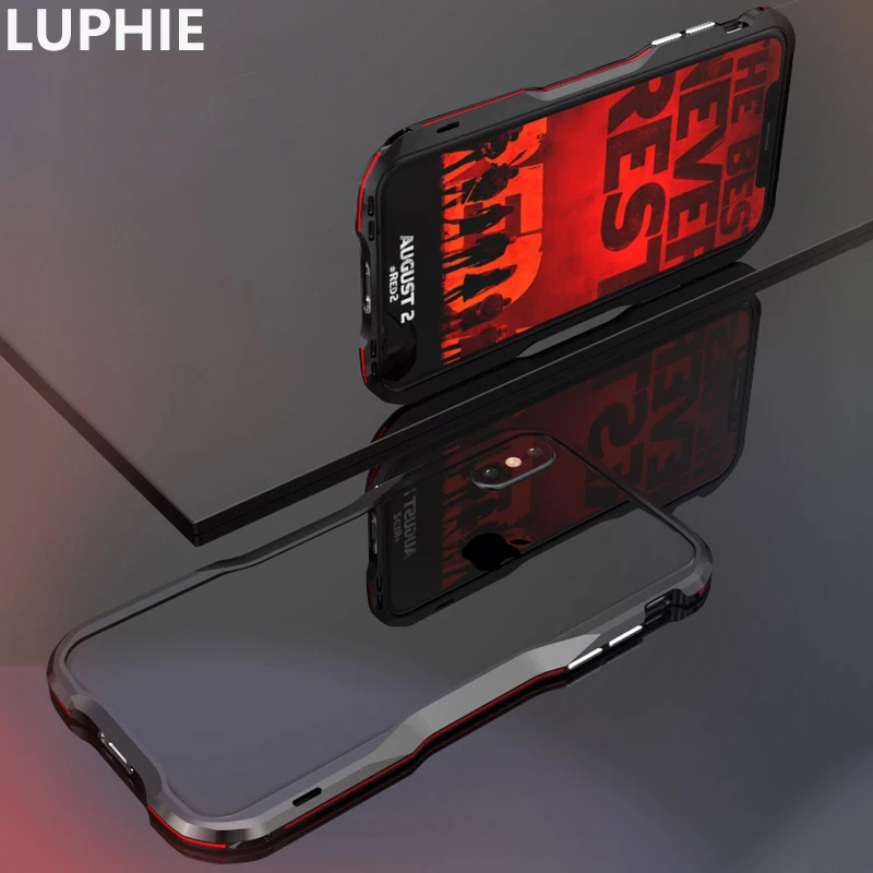 LUPHIE для iPhone XS Max чехол Роскошный тонкий милый жесткий металлический алюминиевый