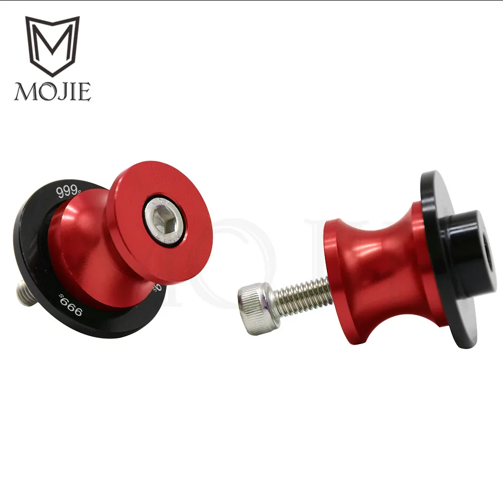 999S Red 8mm 8 мм МОТОЦИКЛ маятник Слайдеры Катушки задняя Поворотная педаль винты слайдер Крышка для Ducati 999/R/S 999R 999 S 999 R S 2005-2006 - Цвет: 999S Red 8mm