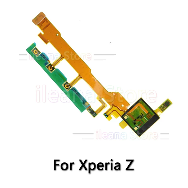 For Sony Xperia Z Z1 Z2 Z3 Z4 Z5 Compact Premium Plus Original Dock Charging LCD Connector Power Volume Key Mic Flex Cable Z