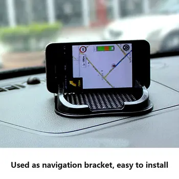 

Multifunctional Non Skid Mat Compatible Vehicle Mobile Phone Holder Navigator Bracket Car Mat for Smart Phone