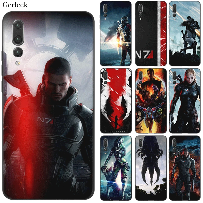 Чехол для мобильного телефона Desxz TPU Huawei P30 P20 P10 P9 P8 Lite Pro P Smart Cover N7 Mass Effect Shell |