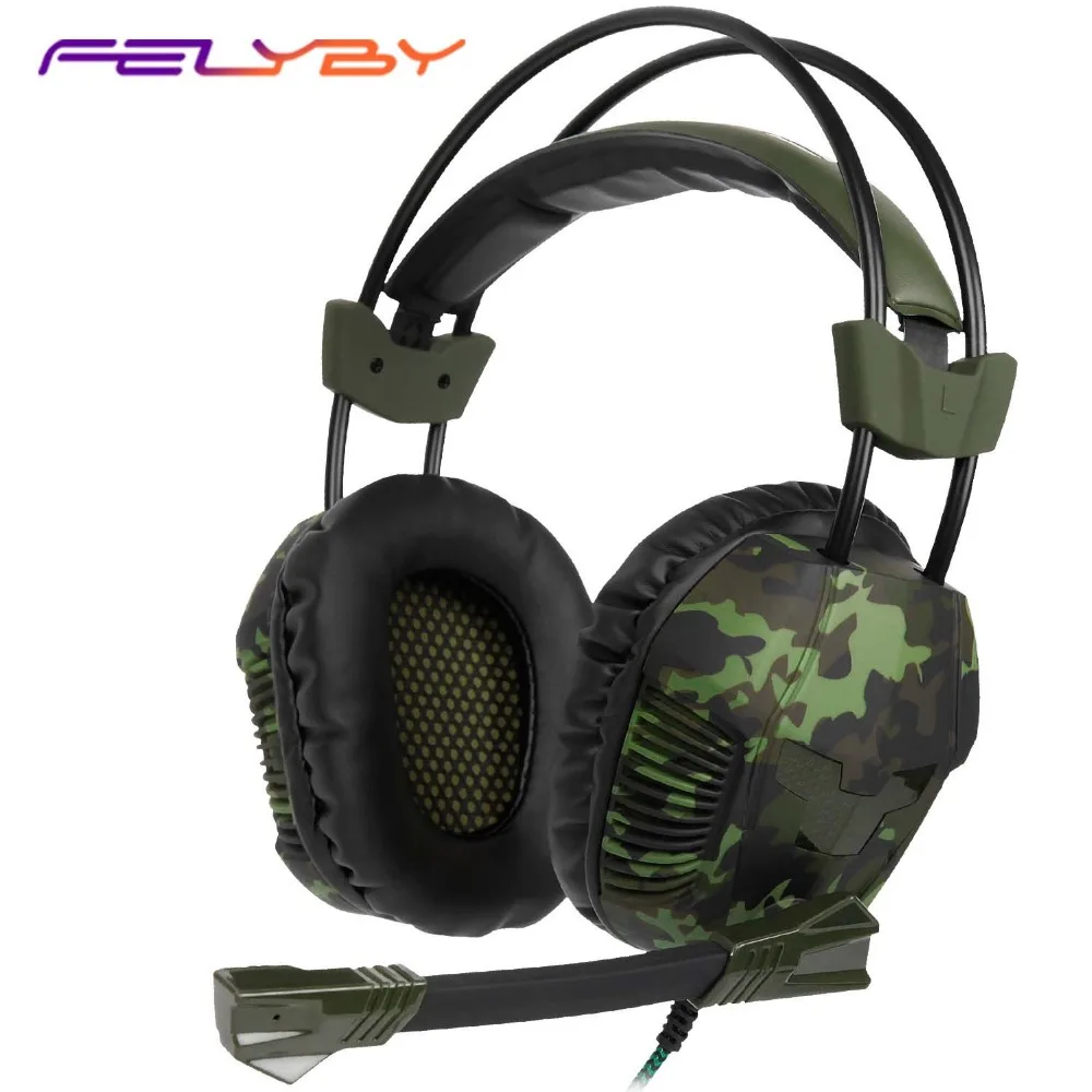 FELYBY SA921 3 55 мм проводных наушников наушники Gaming Headset стерео с микрофоном |
