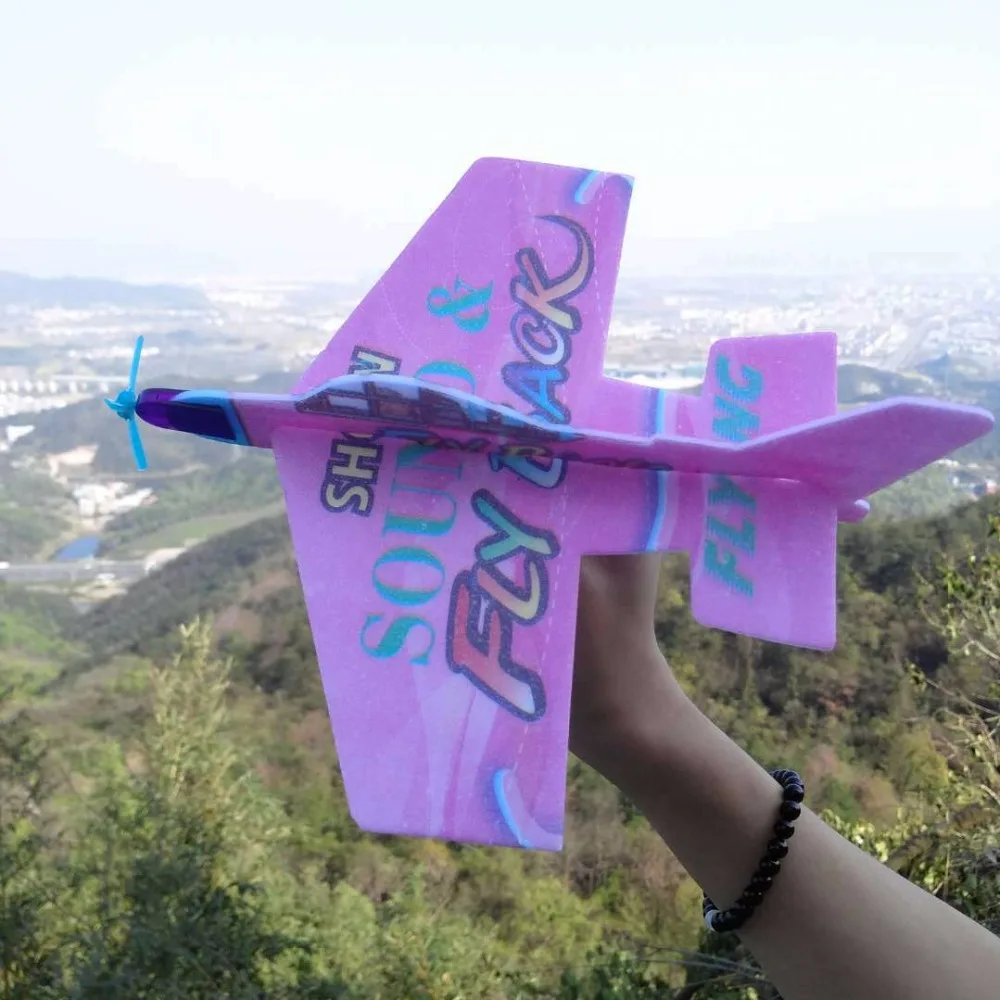 

2018 New Magic plane Fly Around EVA plane Return Flight Features Inertial Foam Airplane Toy Plane Model Outdoor Toy Kids Gift