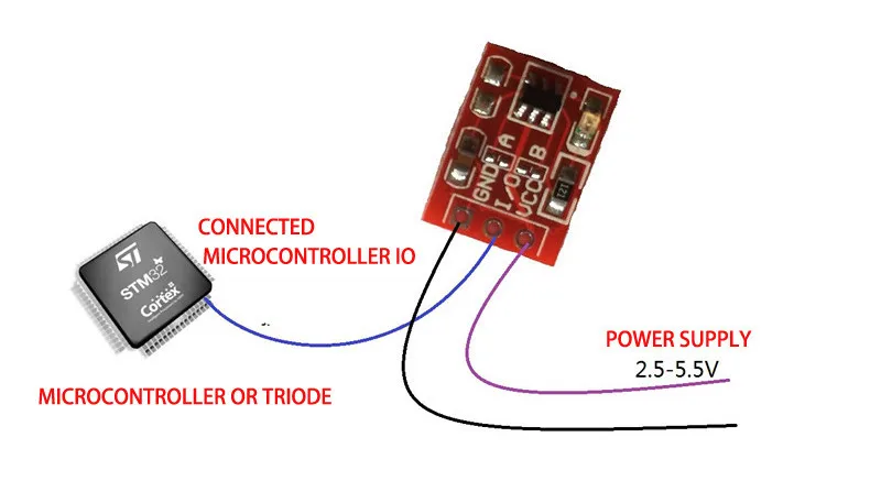 TTP223 сенсорная кнопка модуль конденсатора типа одноканальный самоблокирующийся сенсорный переключатель сенсор для Arduino